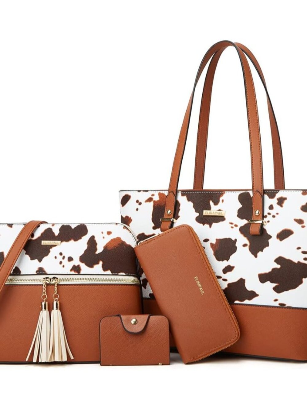 Women Fashion Handbags Wallet Tote Bag Shoulder Bag Top Handle Satchel Purse Set